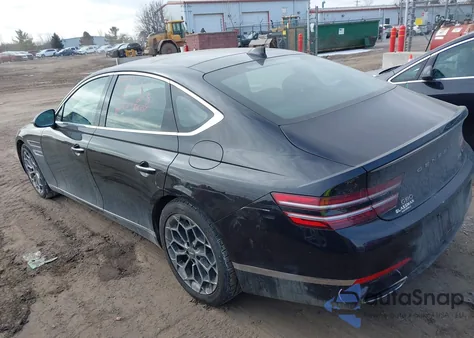 2021 Genesis G80 2.5T Awd z USA, uszkodzony, nr VIN KMTGB4SC5MU078717